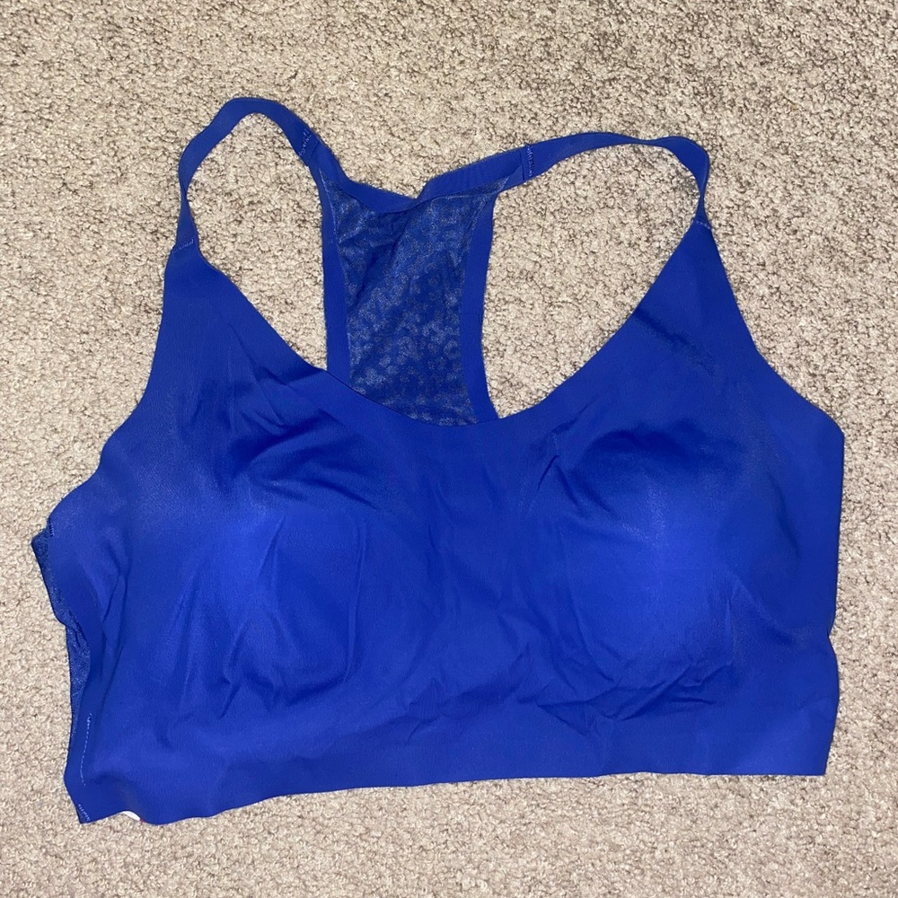 Blue Sports Bra.